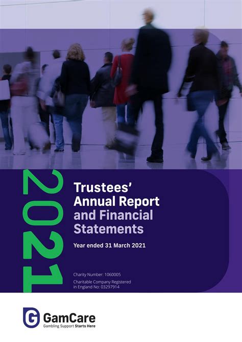 GamCare's Annual Report 2021.